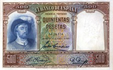 CARTAMONETA ESTERA - SPAGNA - Seconda repubblica spagnola (1931-1939) - 500 Pesetas 25/04/1931 Kr. 84

SPL