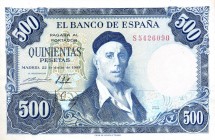 CARTAMONETA ESTERA - SPAGNA - Francesco Franco Caudillo (1939-1975) - 500 Pesetas 27/02/1954 (1958) Kr. 148
 
SPL