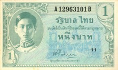 CARTAMONETA ESTERA - THAILANDIA - Rama IX (1946-2016) - Baht (1946) Pick 53
 
qFDS