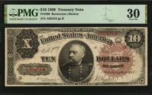 Treasury Note

Fr. 366. 1890 $10 Treasury Note. PMG Very Fine 30.

A Very Fine offering of this $10 Treasury Note from the popular Ornate Back ser...