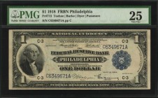 Federal Reserve Bank Notes

Fr. 715. 1918 $1 Federal Reserve Bank Note. Philadelphia. PMG Very Fine 25.

A Green Eagle Ace from the Philadelphia d...