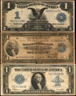 Mixed Large Size

Lot of (3) Mixed Large Size Notes. 1899-1923. $1. Very Good to Very Fine.

A trio of $1 Large Size notes, which include a Black ...