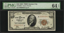 Federal Reserve Bank Notes

Fr. 1860-J. 1929 $10 Federal Reserve Bank Note. Kansas City. PMG Choice Uncirculated 64 EPQ.

A nearly Gem example of ...