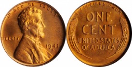 Lincoln Cent

1941-S Lincoln Cent. MS-67 RD (NGC). OH.

PCGS# 2701. NGC ID: 22DY.

Estimate: $125