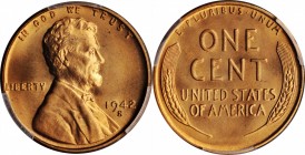 Lincoln Cent

1942-S Lincoln Cent. MS-67 RD (PCGS). CAC.

PCGS# 2710. NGC ID: 22E3.

Estimate: $100