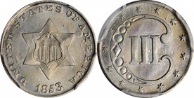 Silver Three-Cent Piece

1853 Silver Three-Cent Piece. AU Details--Surfaces Smoothed (PCGS).

PCGS# 3667. NGC ID: 22Z2.

Estimate: $75
