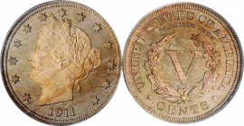 Liberty Head Nickel

1911 Liberty Head Nickel. Proof-65 (PCGS).

PCGS# 3909. NGC ID: 278M.

Estimate: $300