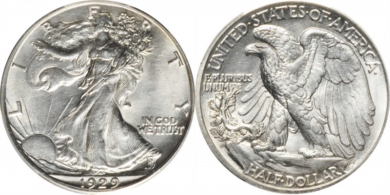 Walking Liberty Half Dollar

1929-D Walking Liberty Half Dollar. Unc Details--...