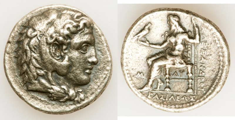 MACEDONIAN KINGDOM. Alexander III the Great (336-323 BC). AR tetradrachm (27mm, ...