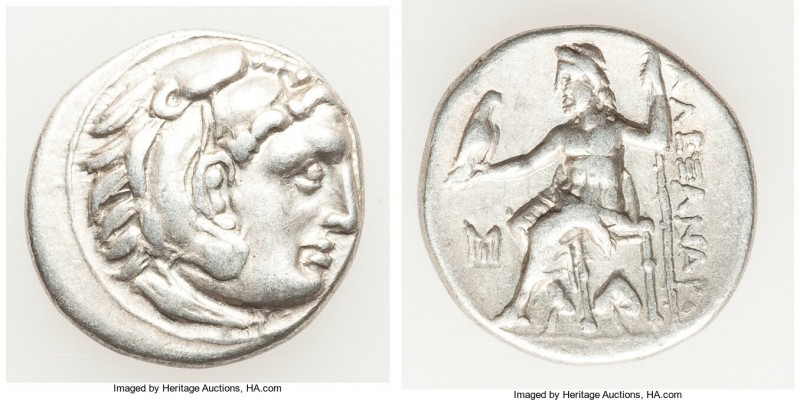 MACEDONIAN KINGDOM. Alexander III the Great (336-323 BC). AR drachm (18mm, 4.17 ...