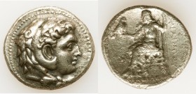 MACEDONIAN KINGDOM. Philip III Arrhidaeus (323-317 BC). AR tetradrachm (28mm, 16.47 gm, 6h). About XF. Lifetime issue of Babylon, ca. 323-317 BC. Head...