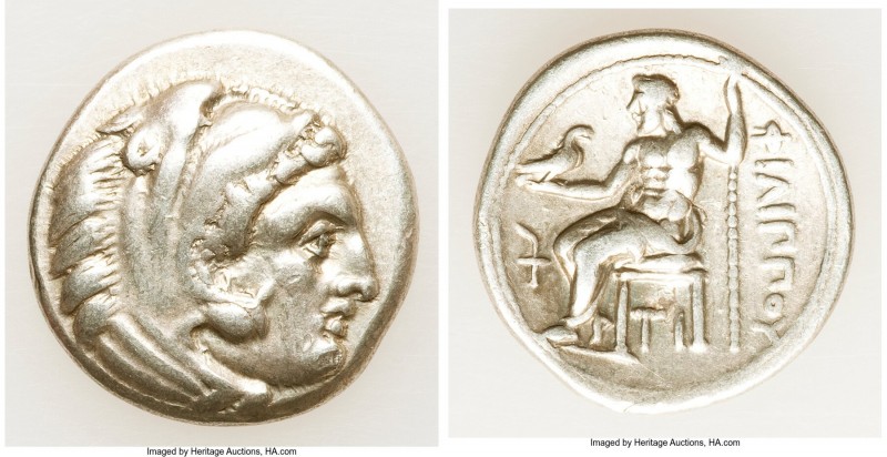 MACEDONIAN KINGDOM. Philip III Arrhidaeus (323-317 BC). AR drachm (18mm, 4.24 gm...