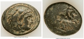 MACEDONIAN KINGDOM. Philip III Arrhidaeus (323-317 BC). AE unit (23mm, 5.71 gm, 5h). Choice VF. Uncertain Macedonian mint. Head of Herakles right, wea...