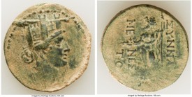 PHRYGIA. Synnada. Ca. late 2nd-1st centuries BC. AE (25mm, 6.90gm, 12h). Choice VF, adjusted flan. Menestratus, magistrate. Turreted and draped bust o...