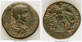 CILICIA. Seleucia ad Calycadnum. Gordian III (238-244). AE tetrassarion (28mm, 12.88 gm, 7h). About Fine. ANTΩNIOC ΓOPΔIANOC C-EBATOC, radiate and dra...