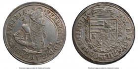 Archduke Ferdinand Taler ND (1564-1595) AU Details (Cleaned) PCGS, Hall mint, Dav-8095. 

HID09801242017

© 2020 Heritage Auctions | All Rights Re...