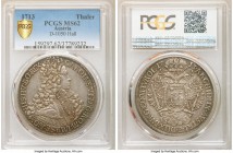 Karl VI Taler 1713 MS62 PCGS, Hall mint, KM1552, Dav-1050. Argent and lavender-gray toned. 

HID09801242017

© 2020 Heritage Auctions | All Rights...