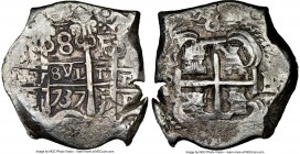 Philip V Cob 8 Reales 1737 P-E XF40 NGC, Potosi mint, KM31a. 25.16 gm.

HID09801242017

© 2020 Heritage Auctions | All Rights Reserved