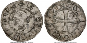 Principality of Antioch. Bohemond III "Helmet" Denier ND (1163-1201) AU55 NGC, 16mm. 0.88gm. 

HID09801242017

© 2020 Heritage Auctions | All Righ...
