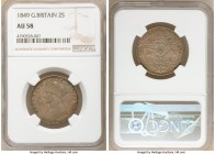 Victoria "Godless" Florin 1849 AU58 NGC, KM745, S-3890. Includes W.W. behind bust. 

HID09801242017

© 2020 Heritage Auctions | All Rights Reserve...