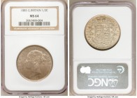 Victoria 1/2 Crown 1885 MS64 NGC, KM756. A beautifully struck example with steel gray fields and a hint of iridescence.

HID09801242017

© 2020 He...