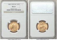 Victoria gold Sovereign 1888 MS63 NGC, KM767. Jubilee head type. AGW 0.2355 oz.

HID09801242017

© 2020 Heritage Auctions | All Rights Reserved