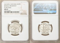 British India. Bengal Presidency 2-Piece Lot of Certified Rupees AH 1229 Year 17/49 (1815) MS65 NGC, Benares mint, KM41. Plain edge variety. These all...