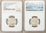 British India. Bengal Presidency 4-Piece Lot of Certified Assorted Rupees AH 1229 Year 17/49 (1815) NGC, 1) Rupee - MS61 2) Rupee - MS62 3) Rupee - MS...