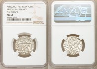 British India. Bengal Presidency 5-Piece Lot of Certified Rupees AH 1229 Year 17/49 (1815) MS64 NGC, Benares mint, KM41. Plain edge variety. Sold as i...