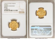 Venice. Tomaso Mocenigo gold Ducat ND (1414-1423) MS66 NGC, CNI-VIIa.20. 20mm. 3.54gm. A superb specimen that is virtually as struck, with strongly re...