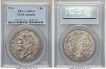 Johann II 5 Kronen 1904 MS64 PCGS, KM-Y4. 

HID09801242017

© 2020 Heritage Auctions | All Rights Reserved