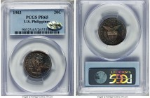 USA Administration Proof 20 Centavos 1903 PR65 PCGS, Philadelphia mint, KM166. Mintage: 1,355.

HID09801242017

© 2020 Heritage Auctions | All Rig...