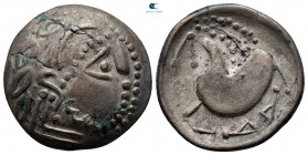 Eastern Europe. Mint in the northern Carpathian region circa 200-100 BC. "Schnabelpferd" type. Tetradrachm AR