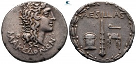 Macedon. As Roman Province. Thessalonika. Aesillas, quaestor 95-70 BC. Tetradrachm AR