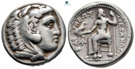Kings of Macedon. Amphipolis. Philip III Arrhidaeus 323-317 BC. In the name and types of Alexander III. Struck under Antipater, circa 320-319 BC. Tetr...