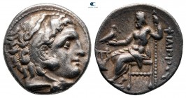 Kings of Macedon. Kolophon. Philip III Arrhidaeus 323-317 BC. In the type of Alexander III . Drachm AR