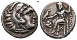 Kings of Macedon. Lampsakos. Antigonos I Monophthalmos 320-301 BC. In the name and types of Alexander III. Struck circa 310-301 BC. Drachm AR