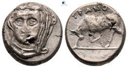 Scythia. Tyra circa 350-300 BC. Drachm AR
