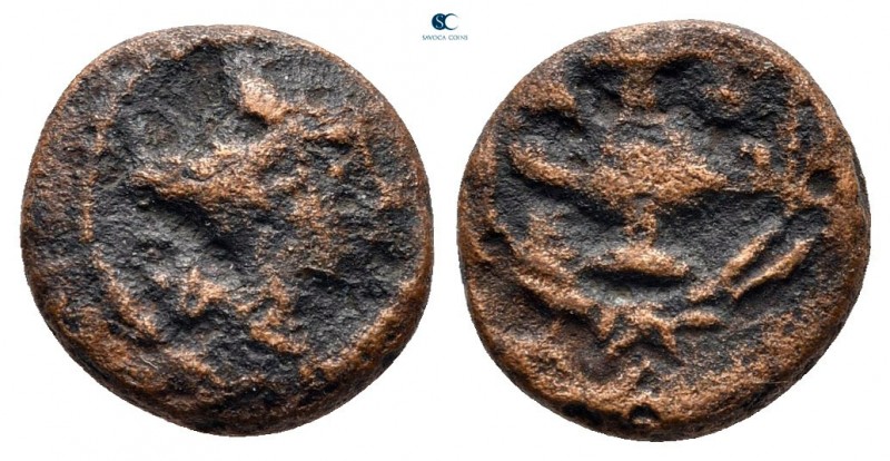 Attica. Athenian Cleruchs on Delos circa 140-90 BC. 
Chalkous Æ

10 mm, 1,26 ...