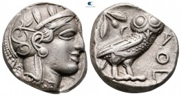 Attica. Athens circa 454-404 BC. Tetradrachm AR