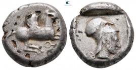 Corinthia. Corinth circa 500-450 BC. Fourrée Stater