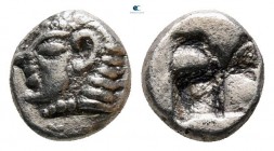Ionia. Kolophon  circa 520-500 BC. Hemiobol AR