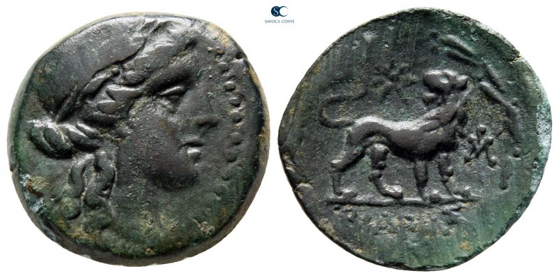 Ionia. Miletos circa 200-100 BC. ΒΙΑΡΗΣ (Biares), magistrate
Bronze Æ

19 mm,...