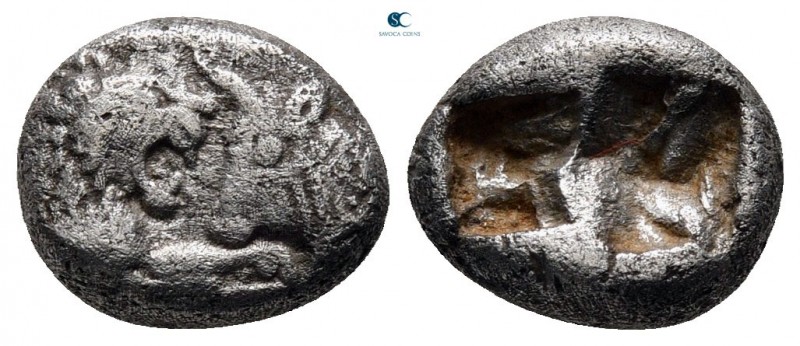 Kings of Lydia. Sardeis. Kroisos 560-546 BC. 
1/12 Stater AR

11 mm, 1,67 g
...