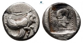 Dynasts of Lycia. Uncertain mint. Uvug 470-440 BC. Obol AR