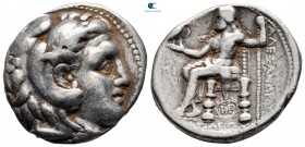 Seleukid Kingdom. Babylon I mint. Seleukos I Nikator 312-281 BC.  In the name and types of Alexander III of Macedon. Struck circa 311-300 BC. Tetradra...