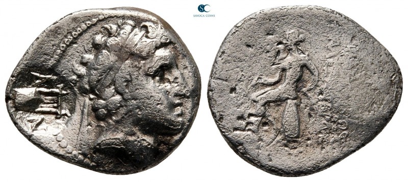 Seleukid Kingdom. Antioch on the Orontes. Alexander I Balas 152-145 BC. 
Drachm...