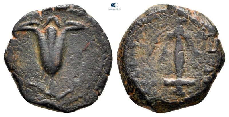 Seleukid Kingdom. Jerusalem. Antiochos VII Euergetes (Sidetes) 138-129 BC. Hasmo...