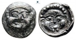 Samaria. Uncertain mint circa 375-333 BC. Obol AR