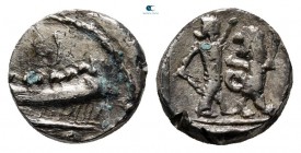 Samaria. Uncertain mint circa 375-333 BC. Obol AR